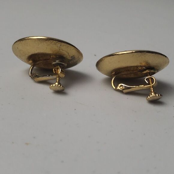 Vintage Faux Diamond Earrings 1980s - Picture 3 of 6